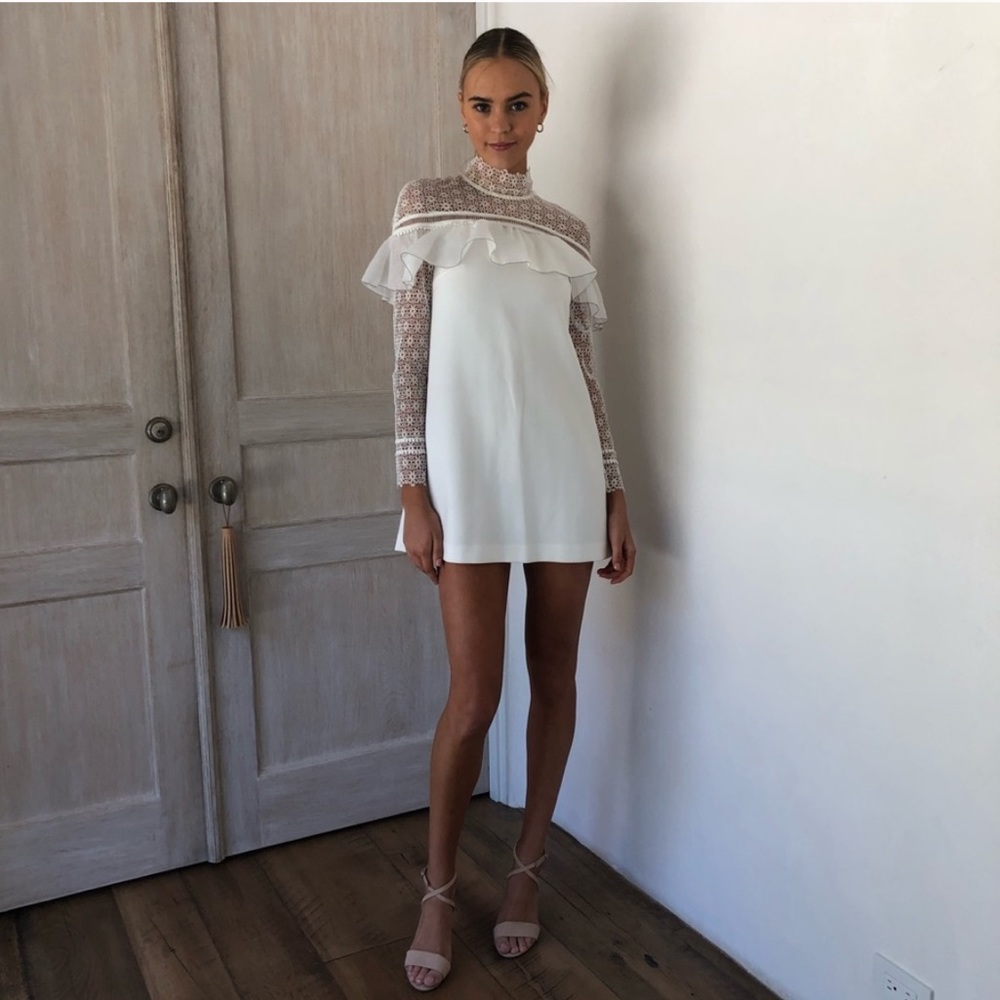 Self-Portrait Lace Guipure Dress